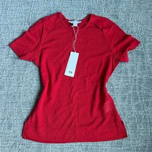 ADIDAS Y-3 (NWT)✨RED CH3 AIRY GAUZE SLIM FIT TEE